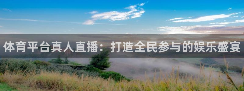 体育平台真人直播：打造全民参与的娱乐盛宴